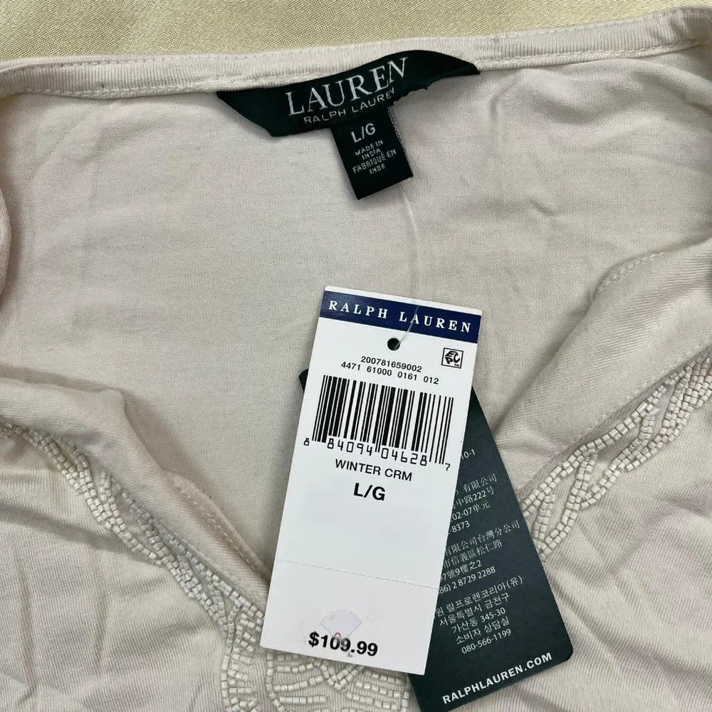 NWT Lauren Ralph Lauren 1pc top - Picture 3 of 8